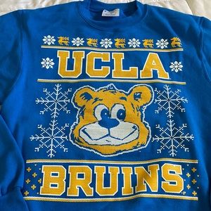 UCLA bruins ugly Christmas sweater champion brand sweatshirt